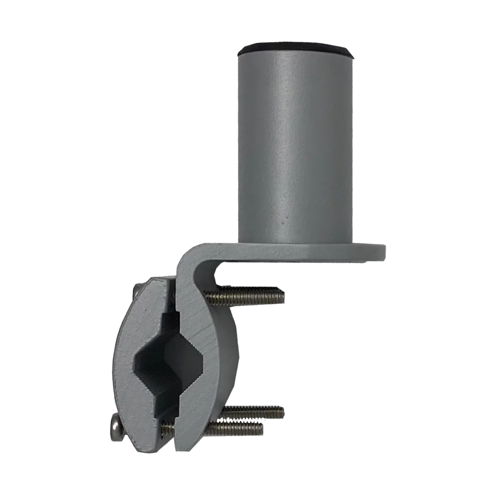 T10-4000-15 – TACO METALS Boat Sunshade Mount, Used With ShadeFin® Min Boat Sunshade Round Tube Rail Mount Aluminum